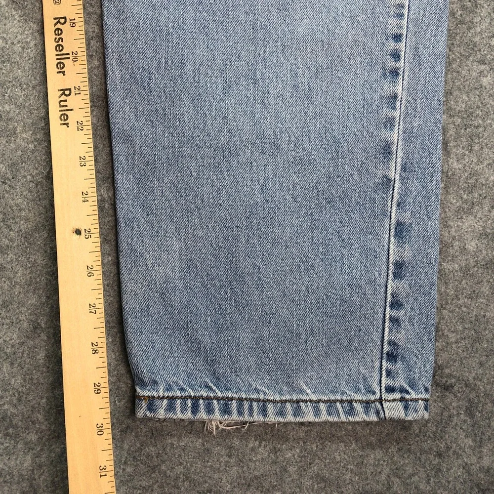 Levi's 550 Vintage Mens Jeans 36x30 Relaxed Fit Tapered Leg Light Wash Denim